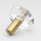 Gliderite Hardware 1-1/2 in. Clear Acrylic Knob Satin Gold 5828-SG-1 - alternate 4